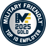 Military Friendly Top 10 Employer 2025 Gold