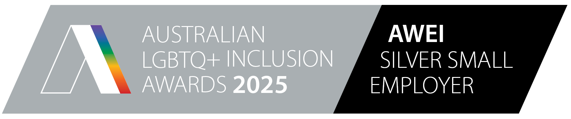 Award logo - Australian LGBTQ+ Inclusion - Silver